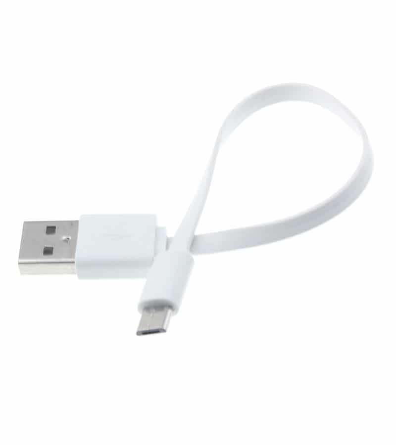 White USB Vape Pen white USB connector to micro USB charging cable