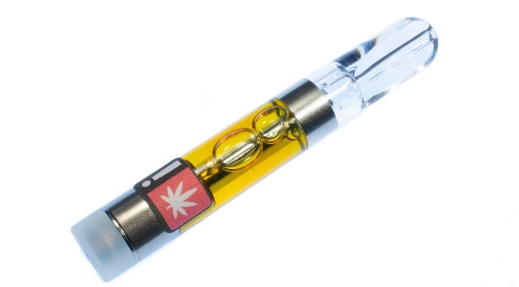 Marijuana,Vape,Pen,Cartridge,With,Marijuana,Warning,Icon.,Isolated,On 510 oil cartridge filled with thc distillate