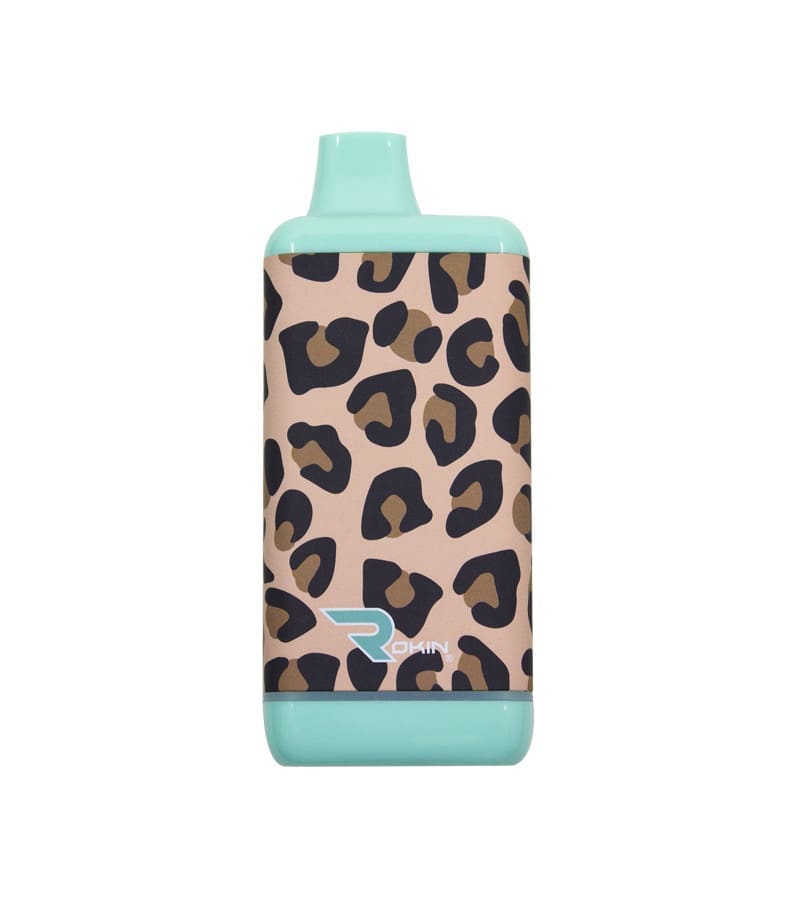 Bar-leopard-front Rokin Bar 510 Thread Vaporizer - Leopard- Front
