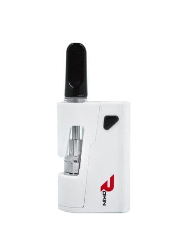 A white rectangular vape device with a black mouthpiece and a red "ROKIN" logo on the side.