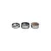 Stache 3 piece silver grynder in separate pieces Stache 3 piece silver grynder in separate pieces