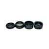 Stache 4 piece grynder black Stache 4 piece grinder black broken down into 4 pieces