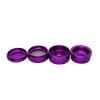 Stache 4 piece grinder purple broken down into 4 pieces Stache 4 piece grinder purple broken down into 4 pieces