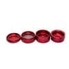Stache 4 piece grinder red broken down into 4 pieces Stache 4 piece grinder red broken down into 4 pieces