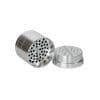 4-PIECE-SILVER3 Stache 4 piece grinder silver with top off