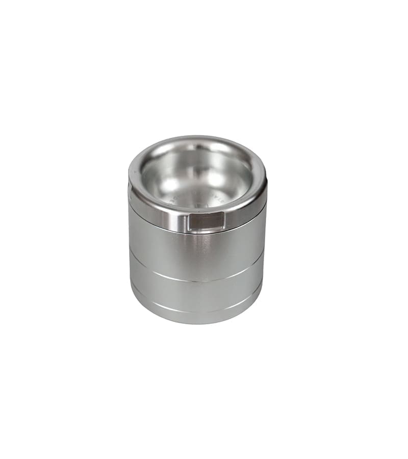 Stache 4 piece grinder silver Stache 4 piece grinder silver