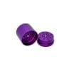 Stache 5 piece purple grynder with the top off Stache 5 piece purple grynder with the top off