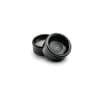 Stache Big 4 Piece Grynder Black opened in two pieces Stache Big 4 Piece Grynder Black opened in two pieces
