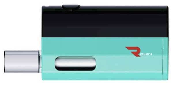 A close-up picture of the Mini Tank Pro, one of Rokin's flagship 510 batteries.