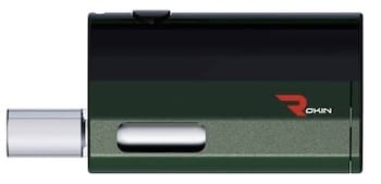 A close-up picture of the Rokin Mini Tank Pro 510 battery.